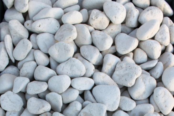 Белая галька галтовка (20-40 мм.)  купить в Чебоксарах от производителя, без посредников